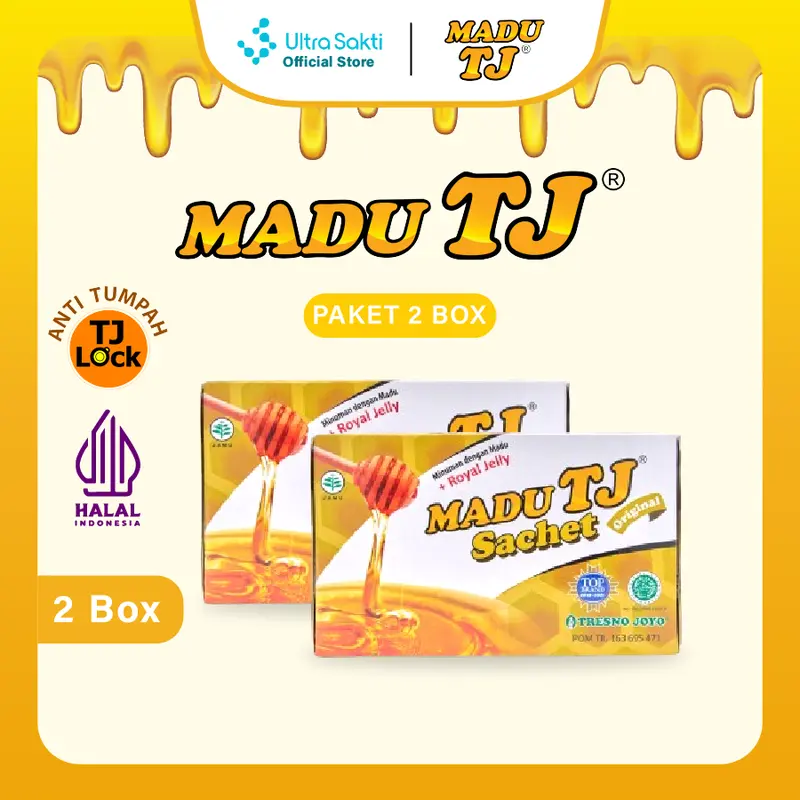 Paket 2 Box Madu TJ Sachet Original 0