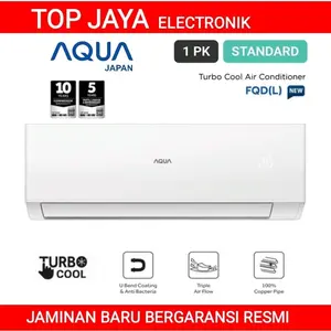 AC AQUA 1PK/AQUA AC 1PK TURBO COOL BARU DAN BERGARANSI RESMI