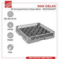 Gambar Rak Gelas / Keranjang Gelas 25 Lubang / 25 Compartment Glass Rack RESTOMART Plastik (2835035) (F12) dari Restomart Kitchen Solution Kota Semarang 1 Tokopedia