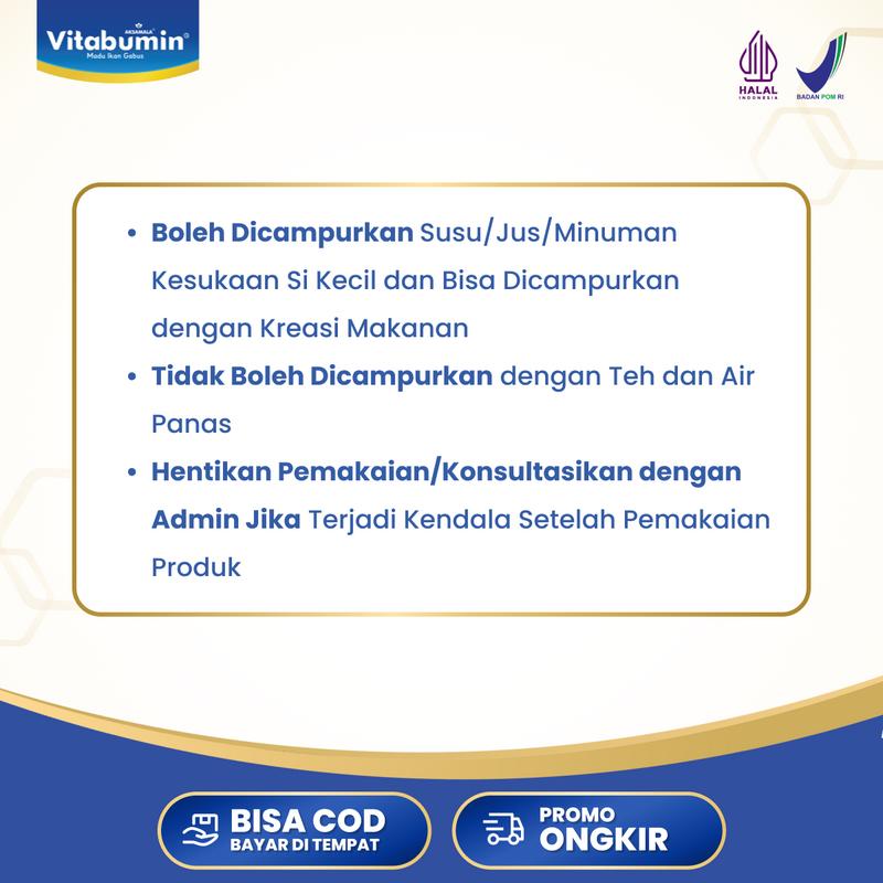 Vitabumin 60-130 ml - Madu Vitamin Anak dengan Minyak Ikan Gabus untuk Nutrisi & Tumbuh Kembang 4