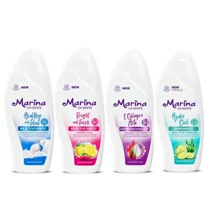 Marina Hand & Body Lotion UV White Healthy & Glow 185ml - Original BPOM - Mencerahkan