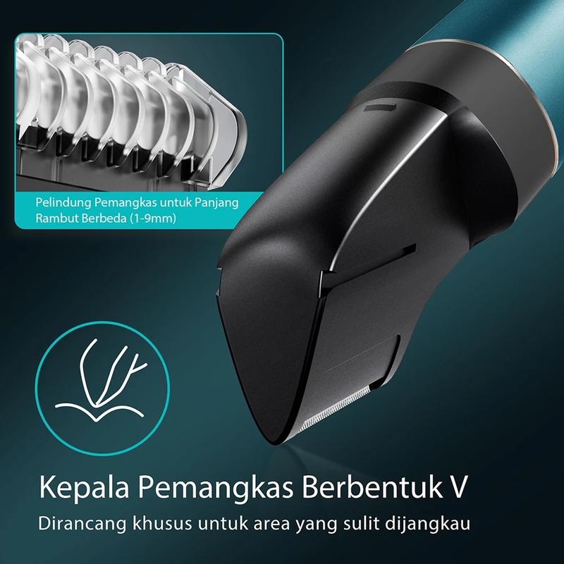 Kensen Alat Cukur Elektrik Kumis & Jenggot - All Body Trimmer/Shaver 4