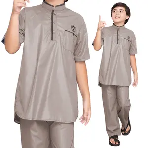 Setelan Koko Anak Tangan Pendek Polet 1- 8 Tahun Zahran Series Original An-Nurzam  Muslim