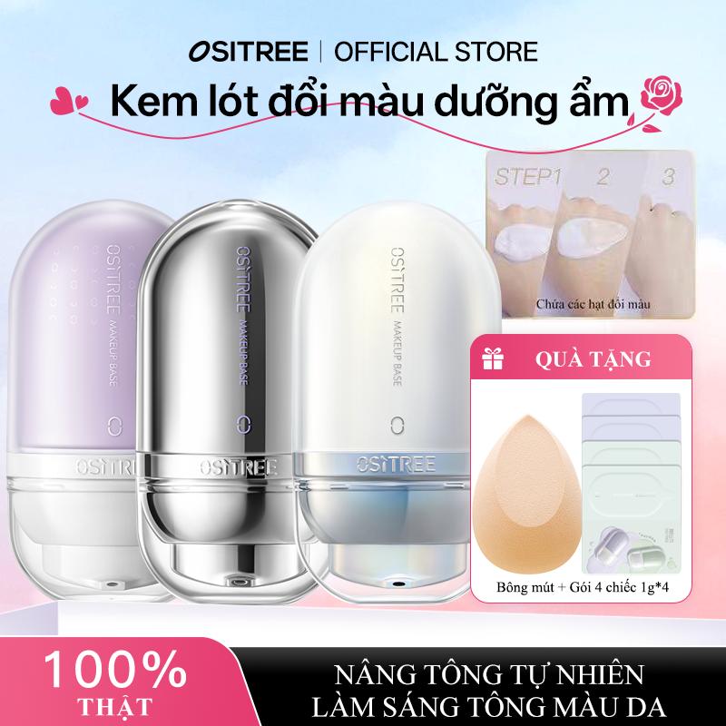 Hứa Ngân x OSITREE Kem lót 25g đổi màu 1.0 2.0 3.0 nâng tông tự nhiên đều màu da dưỡng ẩm che khuyết điểm nhẹ như không khí giúp da mịn màng và sáng khỏe Thanh toán khi nhận hàng