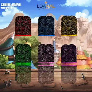 sarung jempol gaming mengkilap reflektif menyala Polos gaming konsol Ponsel