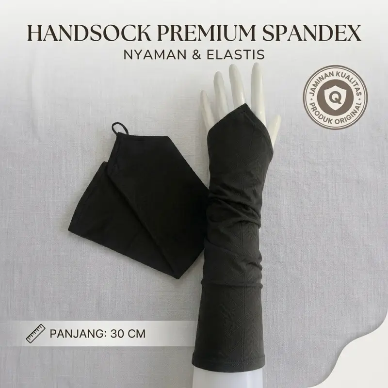 Handsock Cincin Polos Bahan Spandex All size - Glory Handsock