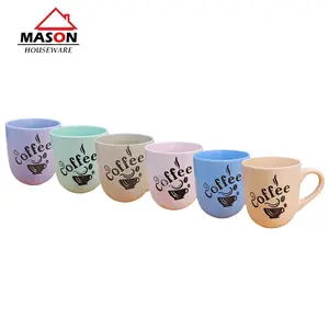 MASON MUG COFFEE COLOURFULL CERAMIC / GELAS KOPI / MUG KOPI TEH