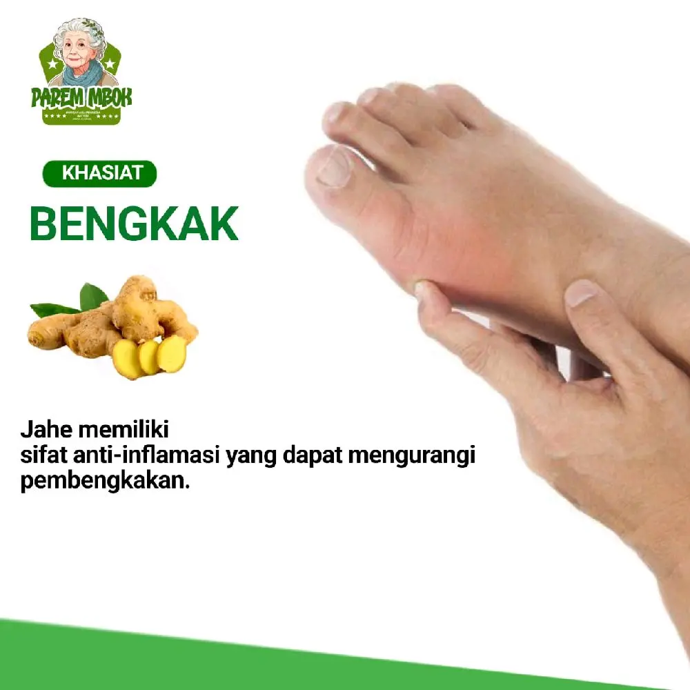 PAREM BERAS KENCUR HERBAL ALAMI PEREDA NYERI KESELEO BENGKAK MEMAR OBAT ALTERNATIF