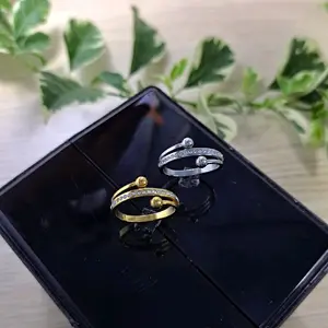 CINCIN TITANIUM FULL MUTIARA BOBA ANTI KARAT DAN ANTI LUNTUR