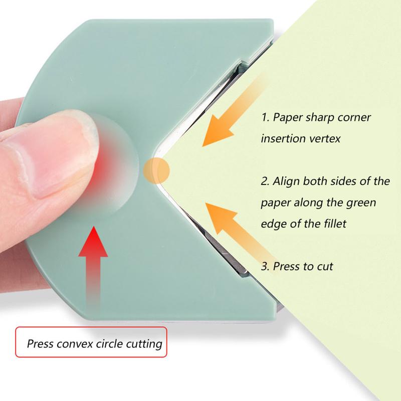 Product Introduction of Card Rounded Dies Cutter Corner Cutter Rounder Paper Hole Punch Trimmer Angle Photo Die Cut Scrapbook Gift Office DIY Craft Tool 21