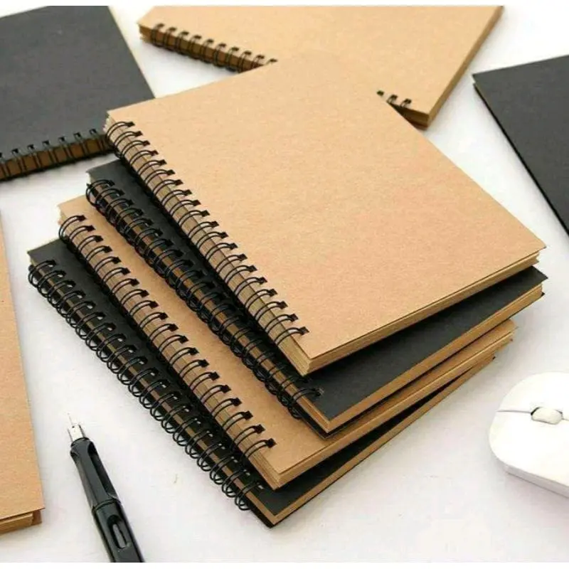 BUKU SKETSA, SKETCHBOOK, Buku Sketsa Polos, Sketchbook A6 dan A5, Buku Sketsa Coklat,HVS,Book paper. 0