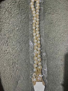 Product Review of Belt Rantai Mutiara Gold Gesper Fashion Wanita Silver Ikat Pinggang Gamis Rantai Model Kait from T** S**😋 0