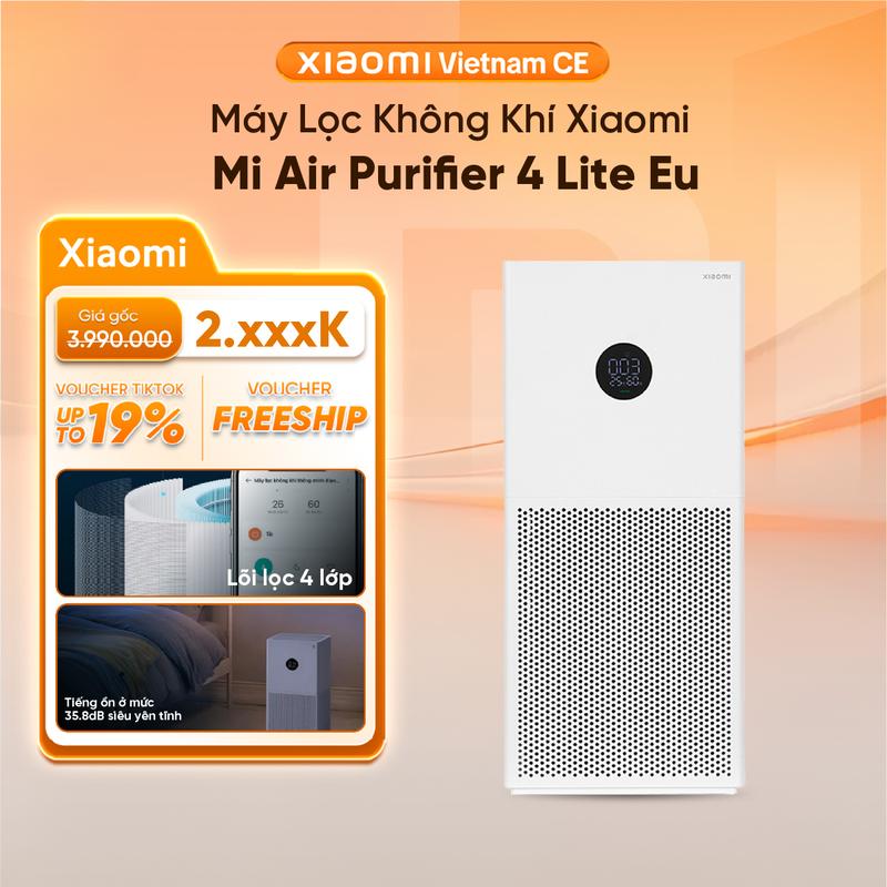 Máy lọc không khí Xiaomi Mi Air Purifier 4 Lite EU BHR5274GL - Trắng
