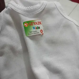 4 6 Dan 12 Pcs Singlet Kaos Dalam Anak Laki Dan Perempuan Warna Putih Fashion