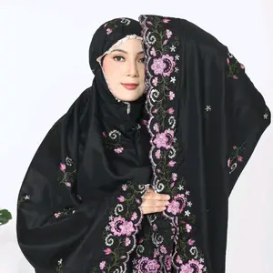 hasnashop3-mukena katun dewasa bordir terbaru dan termurah nyaman