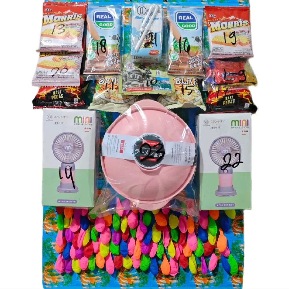 Cabutan Balon berhadiah isi 100pcs. KIPAS MT.