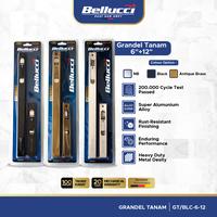 Gambar Bellucci Grendel Tanam Pintu Rumah 6" Inch & 12" Pengunci Model Flush Bolt Alluminium Alloy - Black dari ONASSIS BELLUCCI OFFICIAL Kota Tangerang 1 Tokopedia