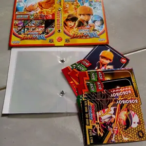 album boboy + Kartu Hologram foil 1 bungkus isi 10 kartu