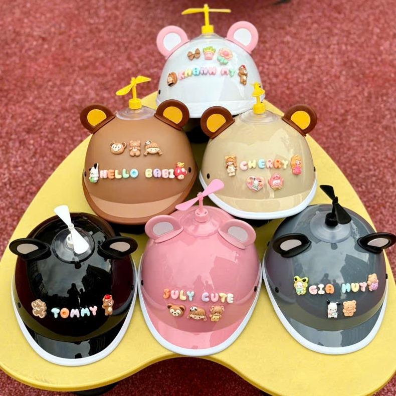 Tặng full phụ kiện Mũ bảo hiểm đạt chuẩn Cá Heo Baby 8-14KG - Đạt chuẩn kiểm định quatest
