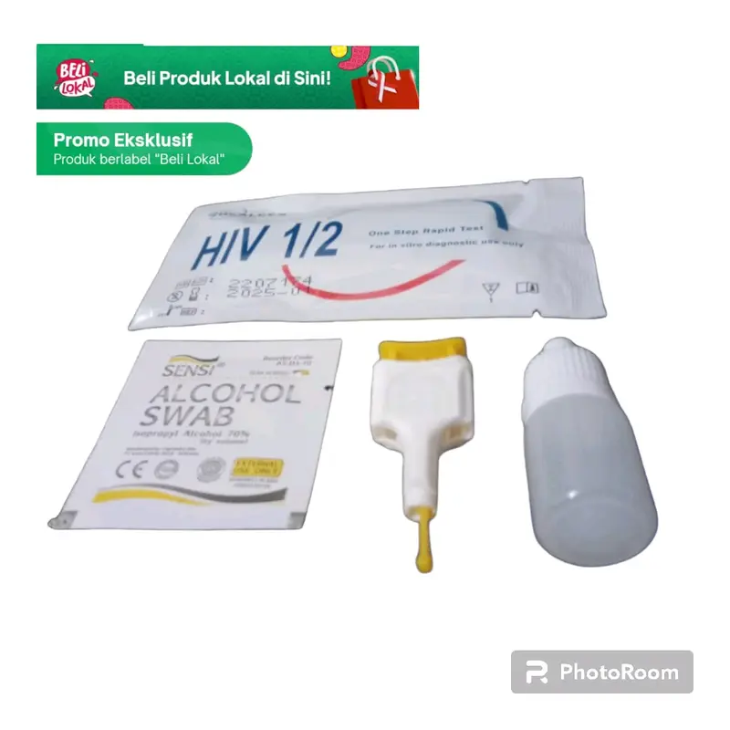 Home Test kesehatan AKL RI 30305917662 H1V 1\2 healgen Set pack2 tespek warna 24 bulan mix ungu saja pink saja tes ovulasi alat 1