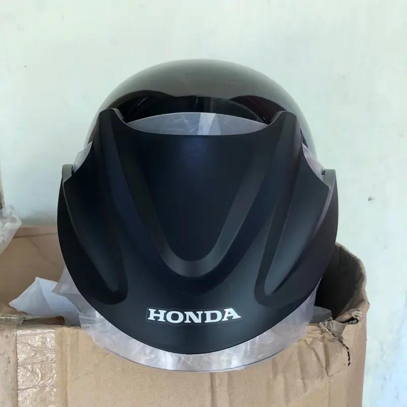 Helm Honda HMJ Original ￼Helmet Assy Half Face Hitam Honda Vario 150 eSP K59J 86100H04FA0 Motor Motorcycle 3