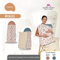 Gambar Mom's Baby On The Go Blanket 7 In 1 Cloudy Series MBB5024 - Dusty Peach dari Dialogue Group Store Kota Bandung 1 Tokopedia