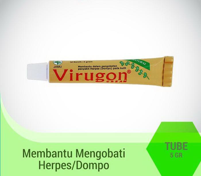 Virugon Krim Obat Untuk Menyembuhkan Herpes (Dompo) Tanpa Bekas Luka