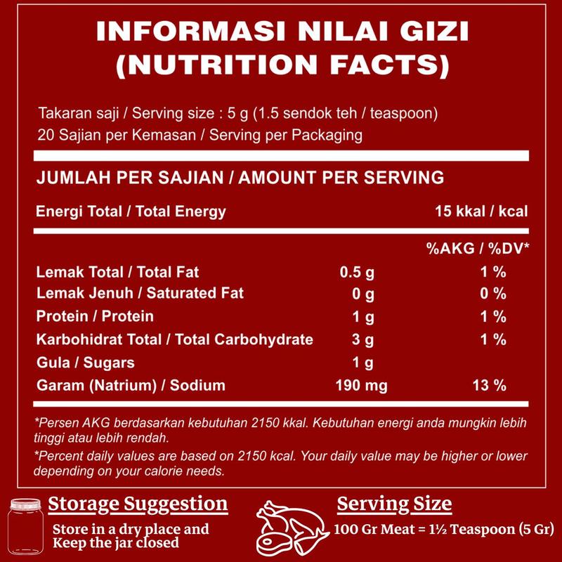 DOSPICES BUNDLING 5 BUMBU LEBIH MURAH & HEMAT - Healthy Dry Rub Bumbu Marinasi Rendah Kalori [Paket Bundling 5 varian] Rempah Natural Rendah gula Rendah lemak Alami 2