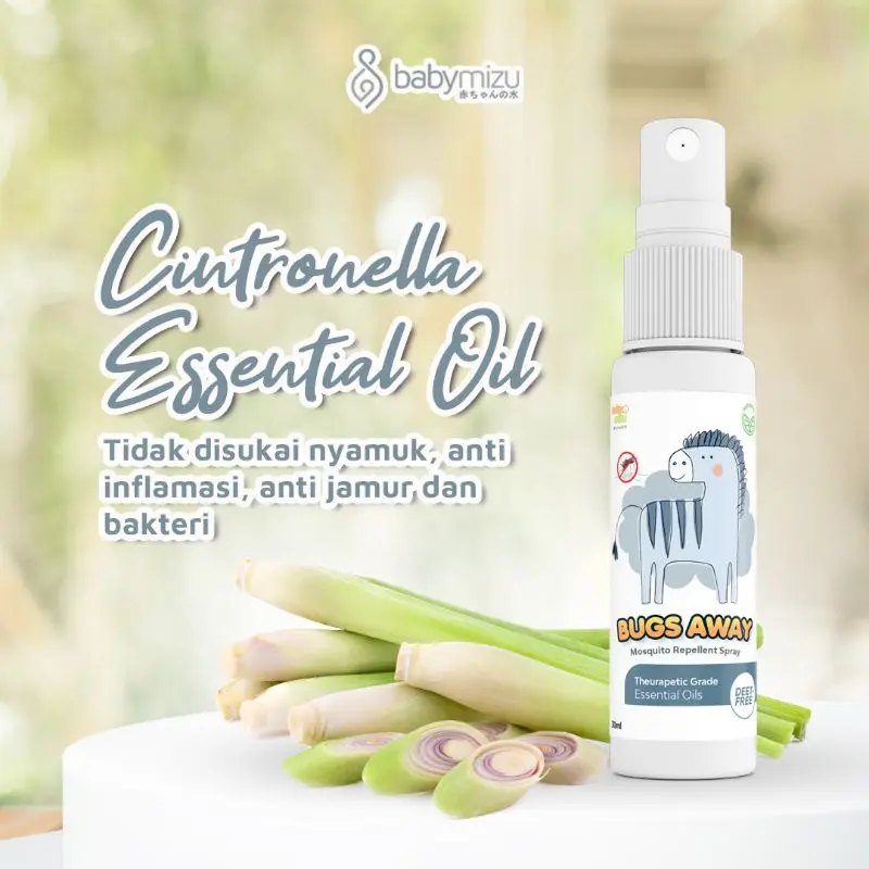 BABYMIZU Bugs Away - Spray Anti Nyamuk Bayi Natural No Alcohol No DEET - Anti Serangga & Deep Sleep Traveling Bayi (30 ml) 6
