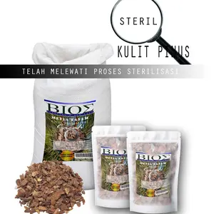 1kg sampai 10kg Kulit pinus cacah Media tanam sudah disterlilisasi TR494