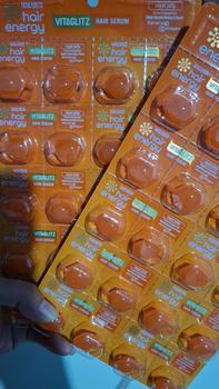 Product Review of Find it Store - Makarizo Hair Energy VITAGLITZ Hair Keratin Serum ROYAL JELLY | ALOE MELON 6 x 1 mL | NEW 20x1ml | Hair Serum / Serum Rambut / Vitamin Rambut / Serum Perawatan Rontok Treatment Berminyak Catokan Haircare Kering from n**8 0