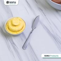 Gambar SORU - Pisau Oles Mentega Selai Roti Stainless Steel SUS201 - Butter Knife Stainless - SUBRON dari Soru Indonesia Kota Bandung 5 Tokopedia