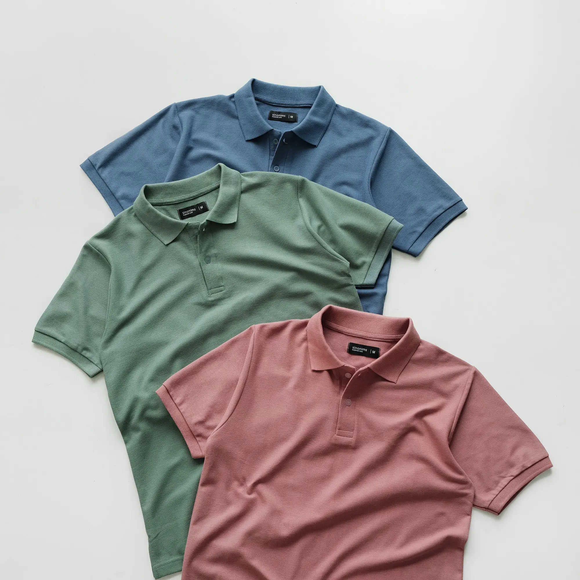 SNMS Project  SINONIMS – Classic Polo Shirt – Kaos Polo Pria Premium / Kaos Kerah – Koleksi Warna Favorit