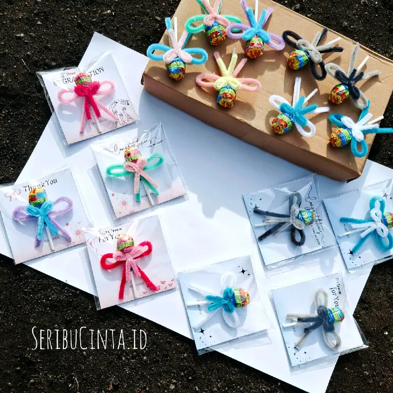 [Part5] MINI GIFT CANDY CHUPA CHUPS | Candy Gift | Mini Gift Candy | Mini Gift Lucu | Gift Sempro | Gift Wisuda | Birthday Gift | Freebies Permen Snack Food 0