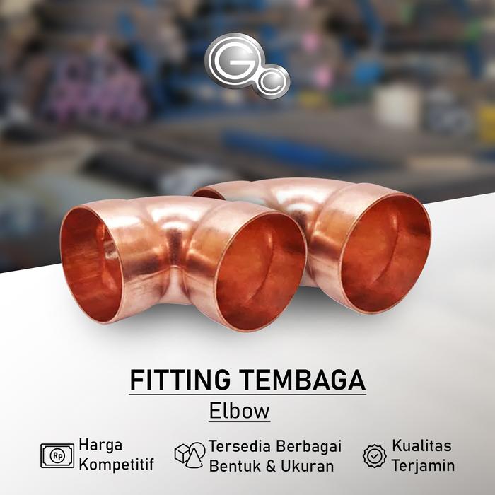 Gambar Elbow Tembaga EIKO 7/8 Inch 90 Derajat UNTUK 1 PACK dari Sutindo Shop Kota Surabaya Tokopedia