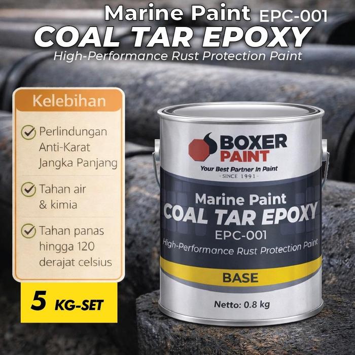 Gambar Cat Epoxy Anti-Karat BOXER Coal Tar Epoxy (5 KG-SET) dari Boxer Paint Official Store Kab. Sidoarjo Tokopedia
