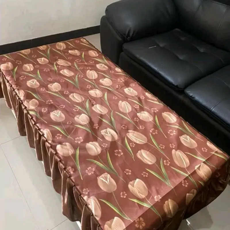 Taplak Meja Tulip New/Taplak Meja Kotak/Taplak Meja Tamu/Cover Meja Dekorasi 1