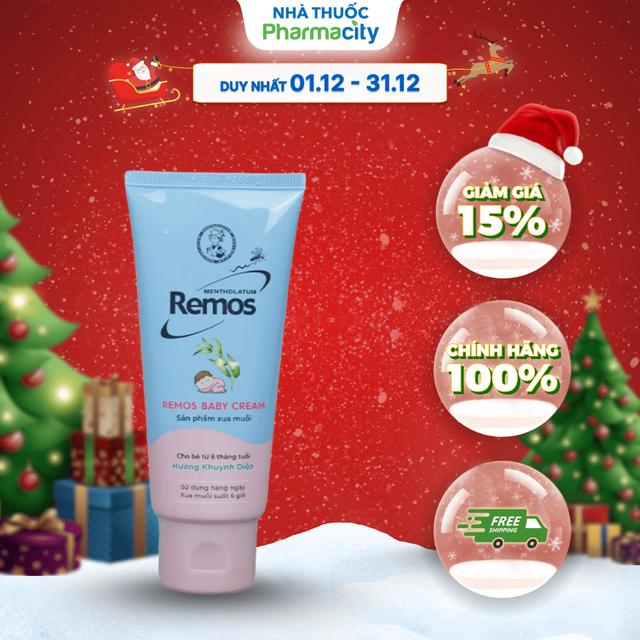 Kem chống muỗi hương khuynh diệp Remos Baby Cream 70g
