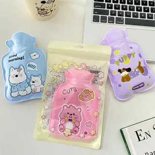 [randomstuff] Pouch Air Panas 150ml Motif Kartun Print Sablon Kompress Hot Water Little Pony Capybara Panda Kitten Compress Bag Anti Bocor Unik Berkualitas Kantong Air Panas Penghangat Badan Colorful Aesthetic 2