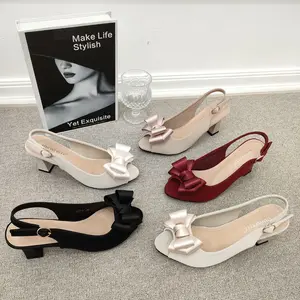 Simoncelli Sepatu Wanita Tumit Tahu Tali Belakang 6 Cm | Heels Pesta | Sepatu Kerja | Sepatu Kondangan Import 1983-TF