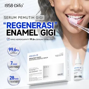 【Diskon 50% – BPOM】1958 Difo Enamel Regeneration Whitening Essence  Memperbaiki gigi & mencegah gigi berlubang/ Menghilangkan noda/Mengandung fluoride/Mengurangi sensitivitas gigi/Menjaga kesehatan gusi/ Menyegarkan napas
