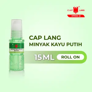 Minyak Kayu Putih Roll On Cap Lang 15 ml - Memberikan rasa hangat & Menjaga tutup tetap hangat