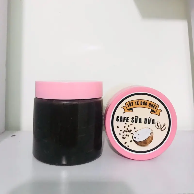 TẨY TẾ BÀO CÀ PHÊ SỮA DỪA ( 250gr  Loại 1 ) Hỗ Trợ sạch đẹp da