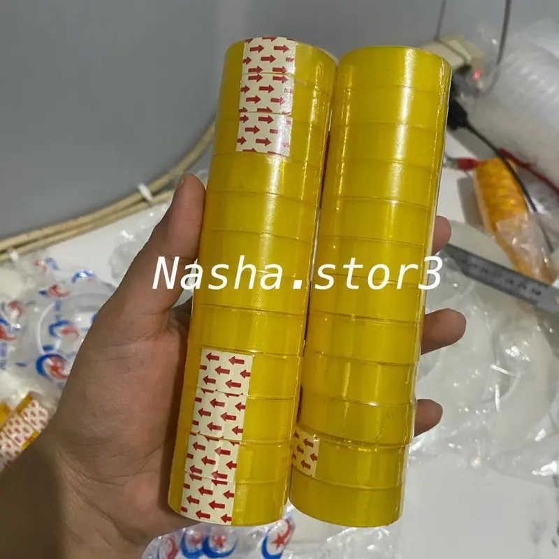 Stationary Tape 12 mm x 10 Yard - selotip ATK solasi kecil Per SLOP 1