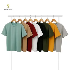 Paket 8 Pcs Kaos Polos Oblong Murah Lengan Pendek Baju Pria Wanita Poly Cotton 30s Unisex
