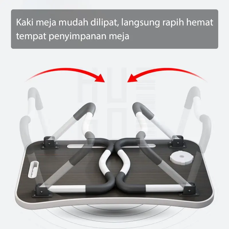BISA COD Meja Lipat Portable dengan Handle / Meja Belajar Anak / Meja Laptop Multifungsi Anti Air 5