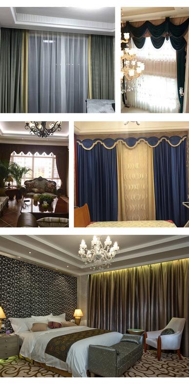 Product Introduction of Meimi Thickened Blackout Velvet Curtains, Hotel Engineering Blackout and Thermal Insulation Curtains, Finished Curtain Fabric 9