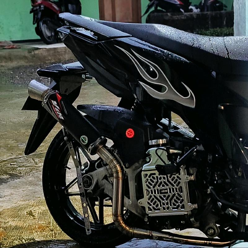 Knalpot Samlong Original VIN PROJECT fullsistem saringan full dan bor inlet 38 vario 125/150 beat scoopy mio nmax aerox all matic engker 7