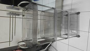 Product Review of 【SPESIAL Live COD 24 Shipping】AONEZ Rak Troli Susun Stainless steel RakKosmetik Serbaguna Rak kamar mandi Rak Salon Trolley Dengan Keranjang jaring akrilik transpara rak meja aesthetic from a**l c**n s**p 1