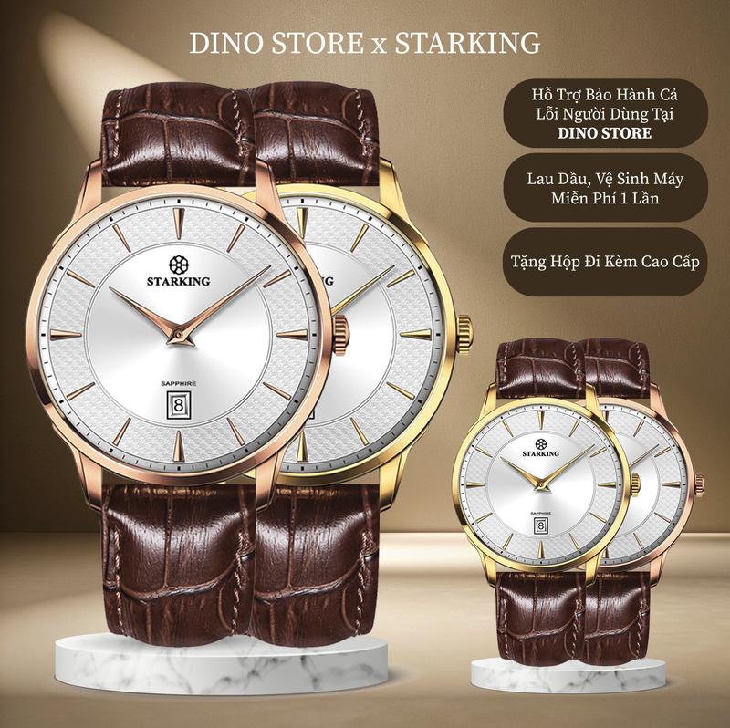  Deal Quà Tặng - Đồng Hồ Nam STARKING BM0995 Máy Pin Nhật Bản Phong Cách Siêu Mỏng   Bảo hành chính hãng 5 năm- chống nước chuẩn 5 ATM   